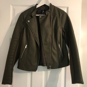 Faux Leather Jacket